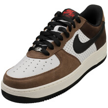 Nike Air Force 1 Low Retro Mens Fashion Trainers in White Black - 7.5 UK