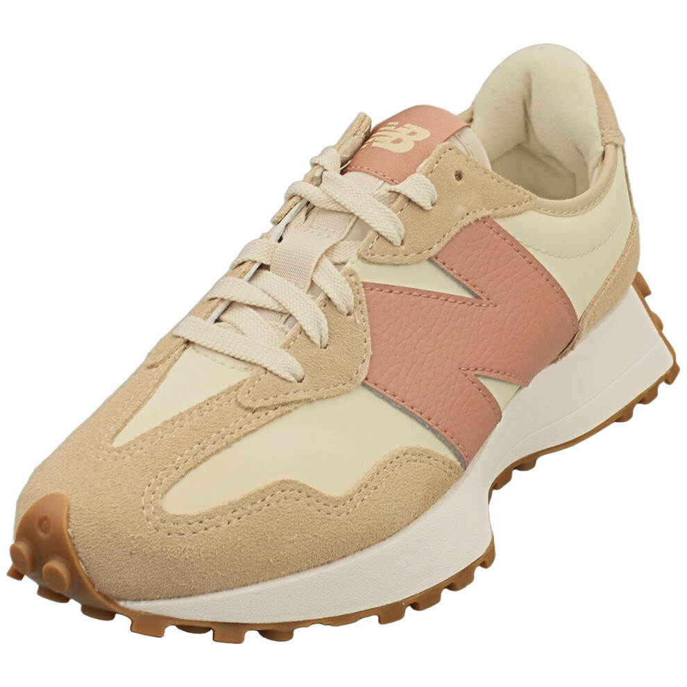 New Balance 327 Womens Fashion Trainers In Incense Bone - 4 Uk Grey