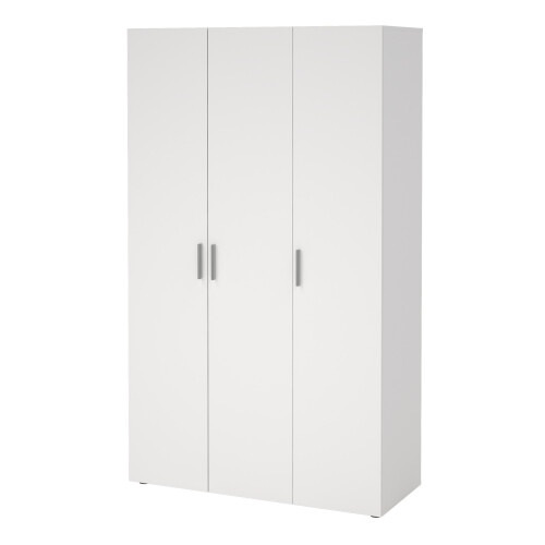 Pepe Wardrobe with 3 Doors in White 2