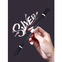 (Sliver) Spinner Toy Adults Antistress Rotating Pen Fidget Toys Children Spinning Game Hand Spinner Pen