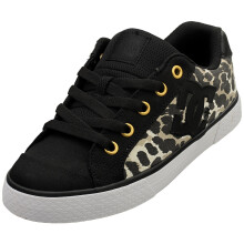 (5) DC Shoes Chelsea Womens Skate Trainers in Cheetah Black