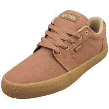 (7) Etnies Barge Ls Premium Mens Skate Trainers in Brown Gum