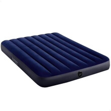 Intex Classic Full-size inflatable Downy AirBed mattress with waterproof flocked top and Dura-Beam inner structure, suitable airbed for both home and