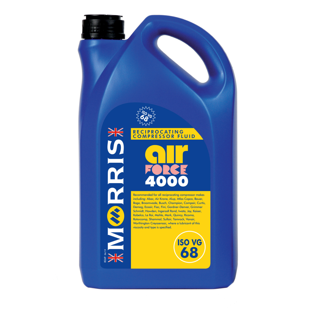 Morris Lubricants Morris Air Force 4000 Compressor Oil Iso Vg 68 5L Din 51506 Vdl