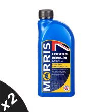 Morris Lodexol 80W-90 Mineral Gear Oil API GL-4 MAN 341 E-1 Z-2 MB 235.1 2x1L