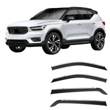 Volvo XC40 Zijruitbeschermers & Weerschilden (2017-2024) - Zonneklep en Beschermset