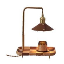 Vintage-geïnspireerde aromatherapie waxsmeltlamp - Rookvrije, temperatuurregulerende nachtlamp met geurverspreider