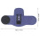 Blue PU Leather Stethoscope Belt Clip Holder 200x105mm 2
