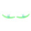 Separatore di ciglia in silicone verde lavabile 14