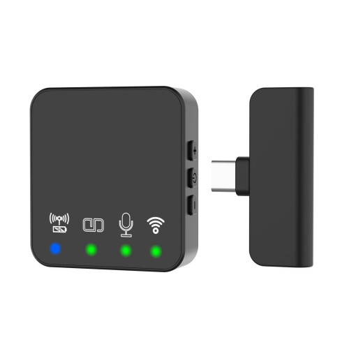 Modelo 1 Micrófono inalámbrico 300mAh 12x8x3cm Negro 2