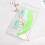 Separatore di ciglia in silicone verde lavabile 5