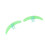 Separatore di ciglia in silicone verde lavabile 10