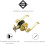 Polished Brass Door Lever for Bed and Bathroom 2