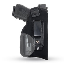 IWB Gun Holster by PH - Concealed Carry - Soft - Fits Full Size with Laser