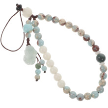 Mobile Phone Wrist Strap Beads Phone Wrist Lanyard Strap Detachable Chinese Style Cell Phone Chain Charms for Camera Purse