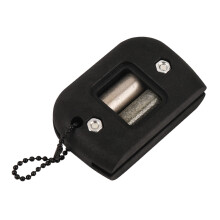 Ice Skate Sharpener Compact Handheld Ice Skates Blade Sharpener with Key Chain for Ice Hockey Skates and Figure Skating Blade