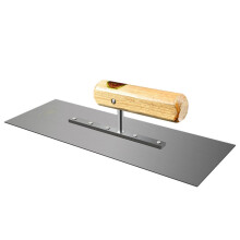 Concrete Hand Tools Steel Flat Brick Flat Finishing Trowel Corner Masonry Trowel Wooden Handle Spatula for Easy Cleaning