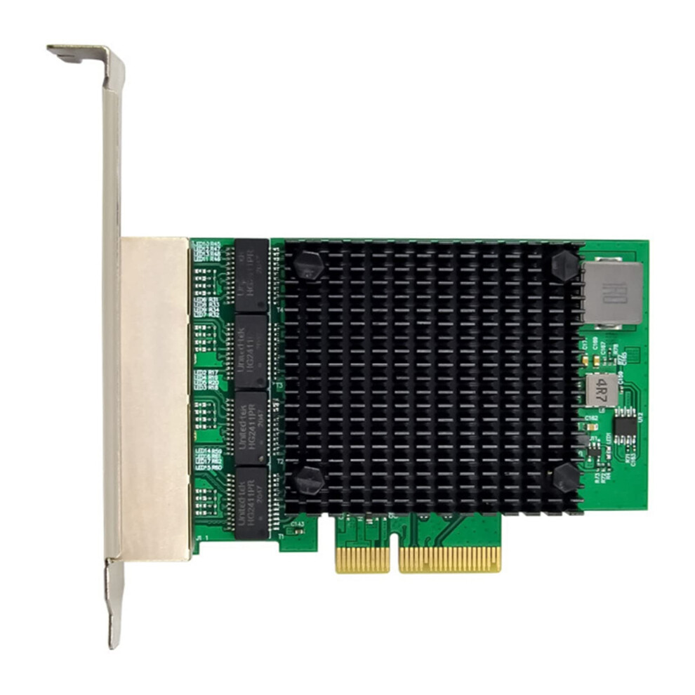 Pcie X4 2.5G Gigabit Network Card Rtl8125b 4 Port Ethernet Network Card Desktop Server Network Card 477169004475