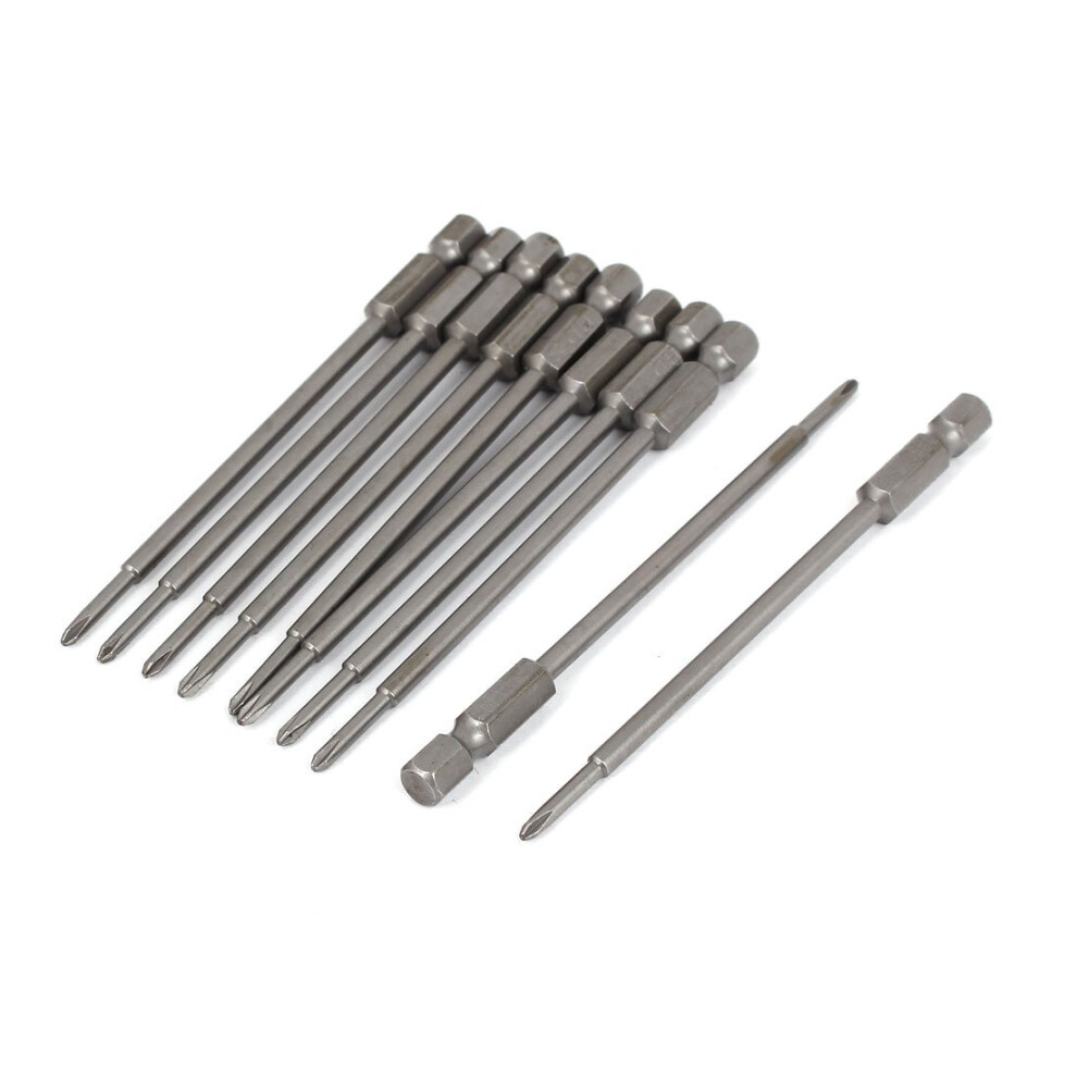 2.5Mm Phillips Ph0 Magnetic Screwdriver Screw Insert Bits 100Mm 10Pcs 477169004833