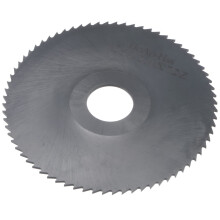 Circular Saw Blade, 125mm (5') Dia 2mm Thick 72 Tooth, 6542 High Speed Steel (HSS) Nitriding Milling Cutter with 27mm Arbor for Metal Wood Cutting