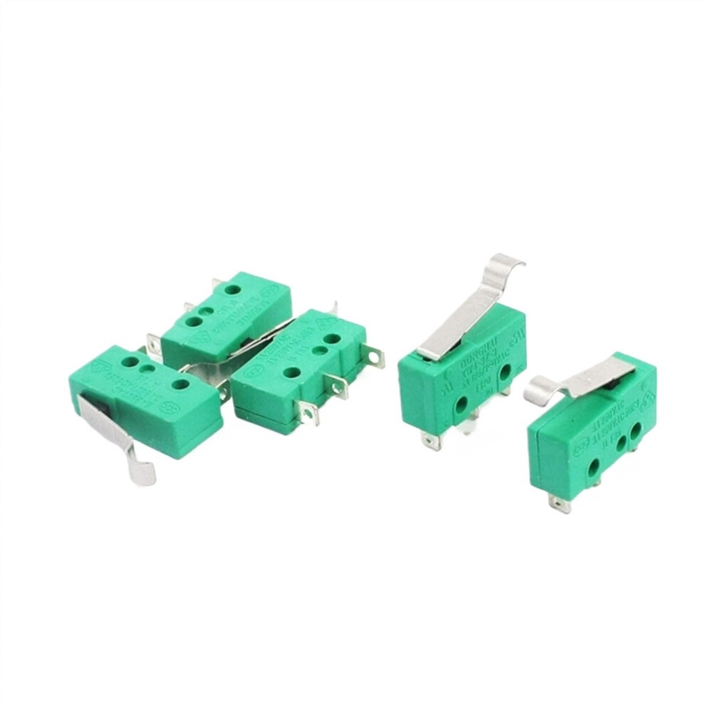 5Pcs Kw43z3 Spdt No Nc Momentary Hinge Lever Limit Switch Microswitch 477169005502