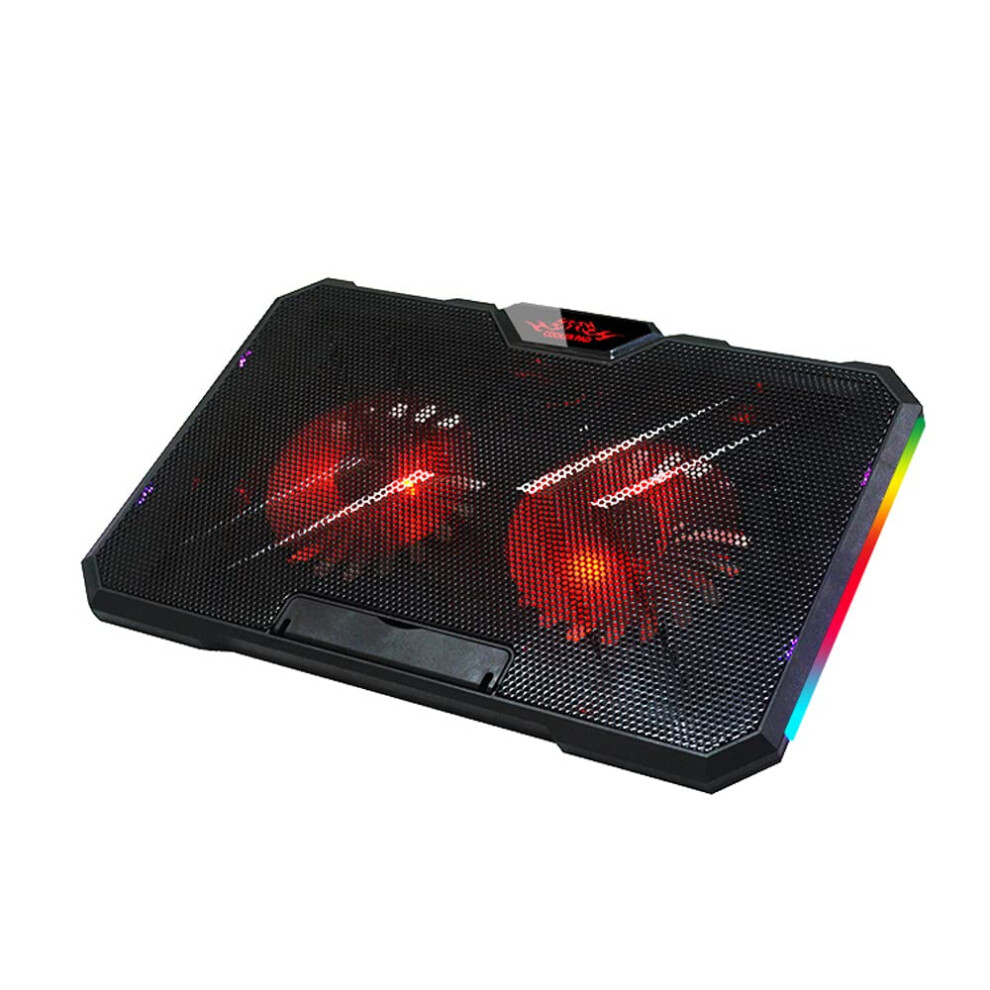 Laptop Cooling Pad For 11-17 Notebook Laptop Cooler Rgb Led Quiet Fan Light 477169004109