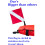 Spearfishing Float Dive Surface Marker Buoy Scuba Flag Diver Down Flag Gear for Diving 2