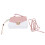 Borsa a spalla con manico superiore in PU rosa, ColorBlocking 2