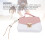 Borsa a spalla con manico superiore in PU rosa, ColorBlocking 3