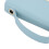 Borsa a spalla in PU blu, con manico superiore, color blocking 10