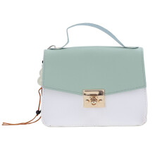 Sac à épaule en PU vert, taille unique, spacieux, poignée supérieure