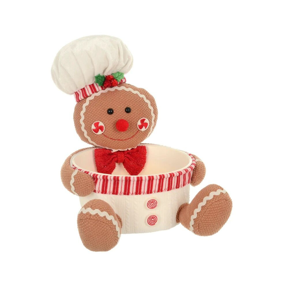 Skesrjtop (Boy, 27Cm) Mr Crimbo Gingerbread Figure Christmas Candy Holder Treats 27Cm