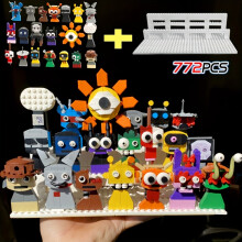 (XX13 14 03 floor) 20-IN-1 Sprunki Figures Construction Block Set | Base Plate, Horror Music Game, Rhythmic Box, And Figure Bricks, Perfect Toys