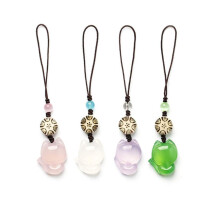 Cell Phone Strap Charm Pendant Cartoon Fox Phone Charm Hanging , Phone Decorations Charm