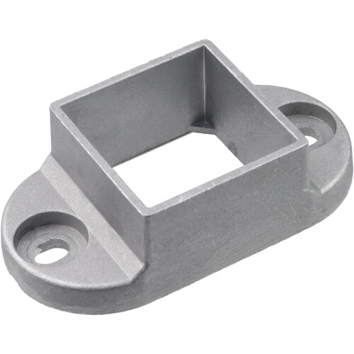 10pcs Square Deck Railing Brackets 1.5'  1.5' Post Anchor Aluminum Alloy Post Flange Base 2