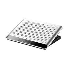 Laptop Cooling Mute Laptop Cooling Pad Ultra-Thin Laptop Radiator (Color : Grey)