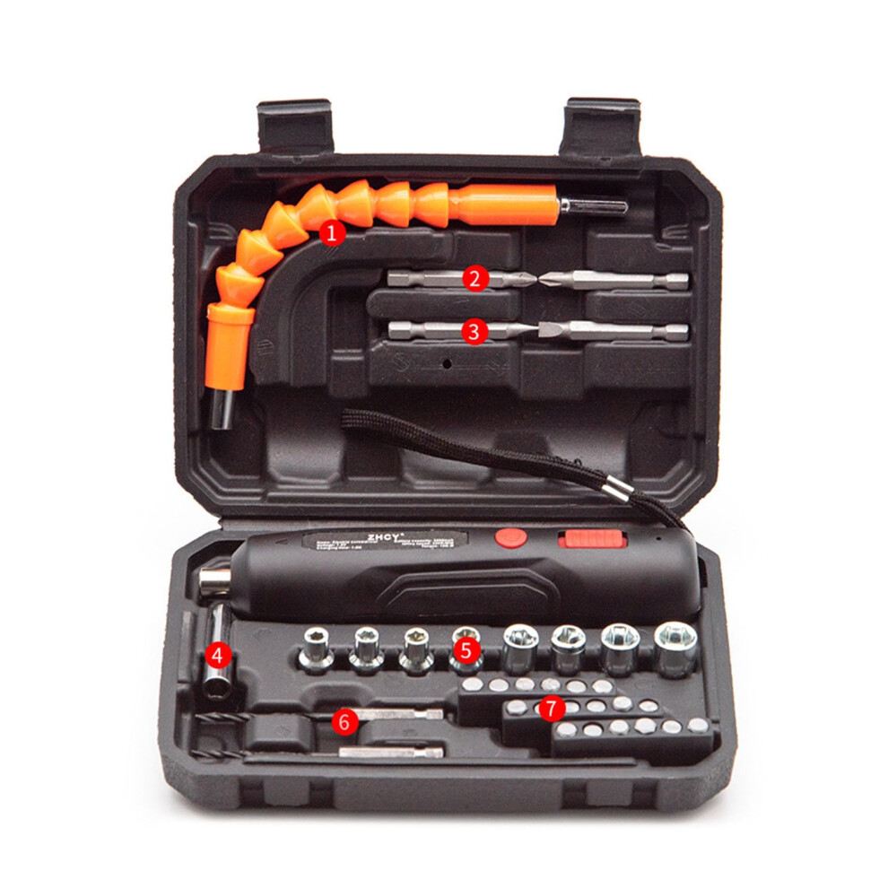 250Rpm Electric Screwdriver Small Wireless Screwdriver Drill Screw Driver Set Rechargeable 477169022332
