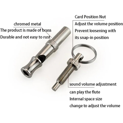 Dog Pet High Frequency Supersonic Whistle Stop Barking Bark Training Deterrent Whistle Puppy Adjustable Training 2