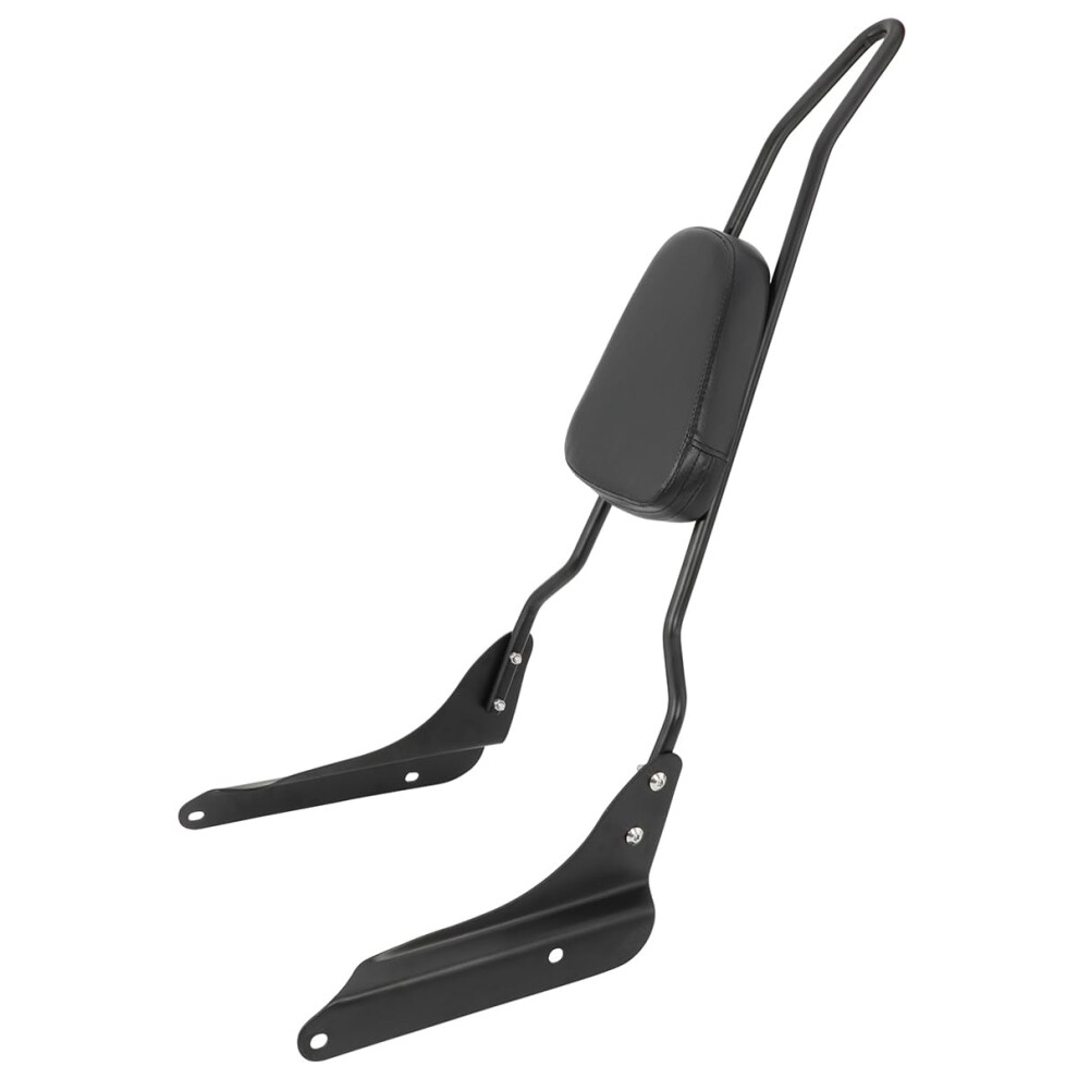 Passenger Sissy Bar Tall Backrest Pad Fit For Honda Shadow Vlx 600 Vt600c Vt600cd Deluxe 19982008, Black 477169023315