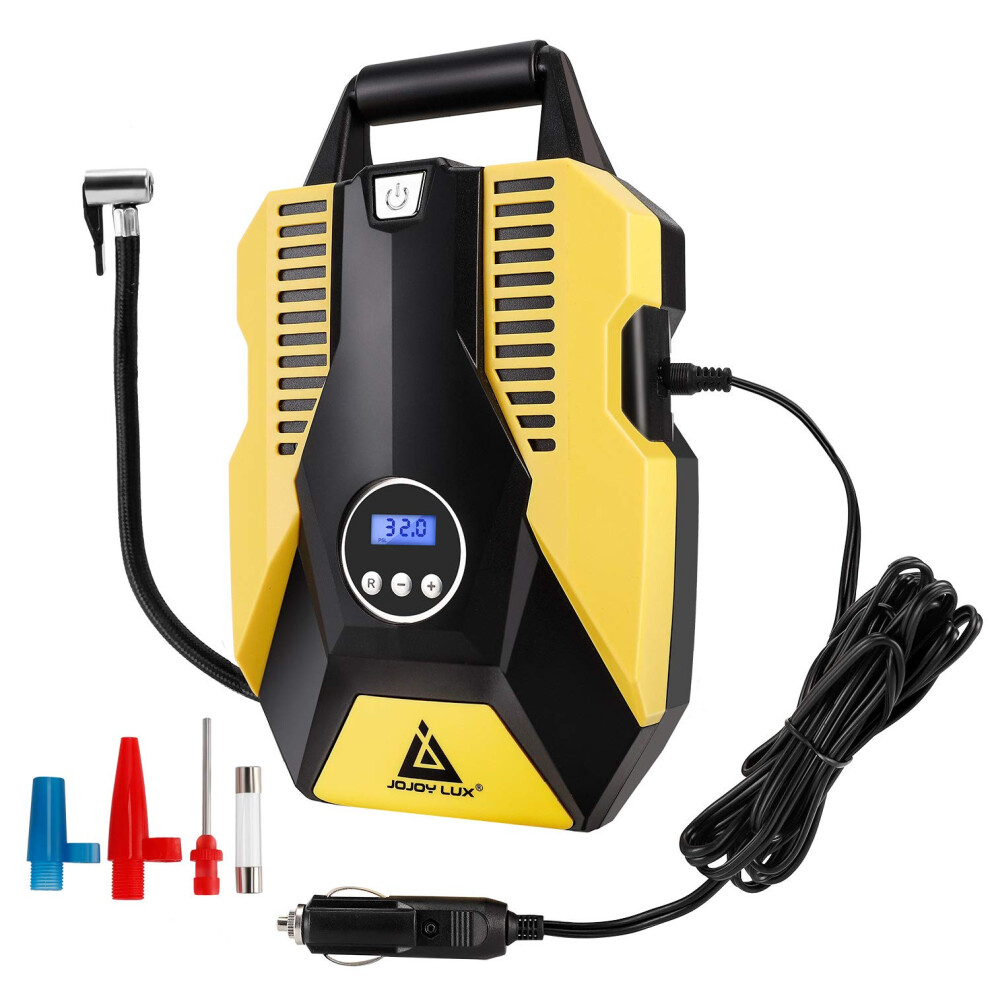 Digital Tire Inflator 12V Dc Auto Air Compressor Pump For Car Tires, 150 Psi Auto Shut Off Refï¼Kjy 477169024329