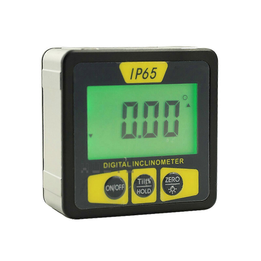 (As show, One size) Digital Protractor Angle Finder Level Inclinometer Magnetic 0~360 degree with Backlights