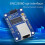 (As show, One size) High Performance- Ethernet LAN Network Module Crystal Oscillator 25MHZ Quality Material Made Narrow/Wide Module 2