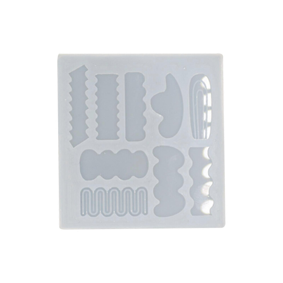 (2, One size) Silicone Craft Molds Jewelry Making Mold Flexible Silicone Resin Crafting Supplies Perfect for Crafting Earring Necklace