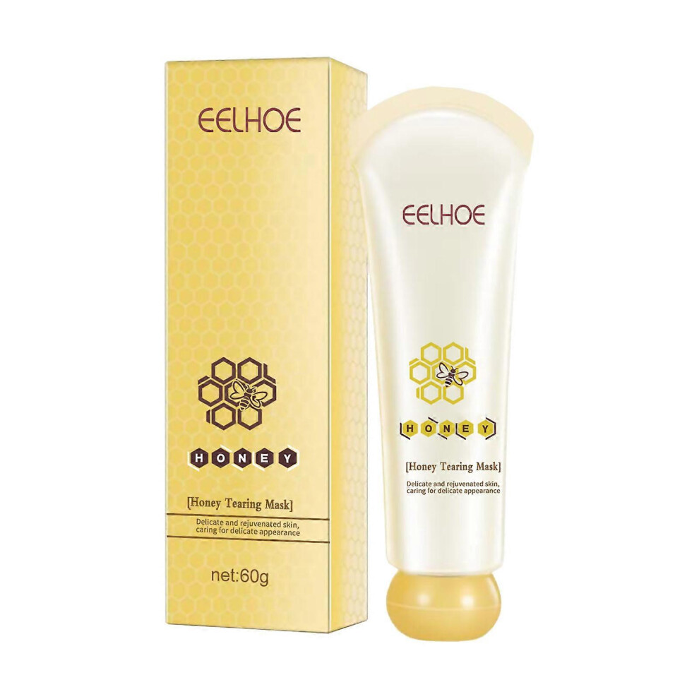 (As show, One size) Honey Tearing Mask Blackhead Remover Mask Peel Off Facial Mask Deep Cleansing Facial Mask for Face Nose Pores Shrink