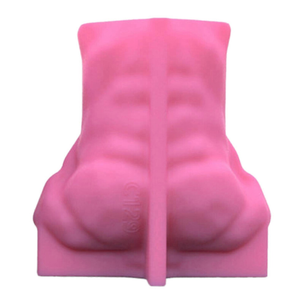 (As show, One size) Body Candle Molds for Candle Making 3D Strong Male Body Shaped Candles Mould Silicone Resin Casting Mold Homemade Soap