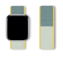 (Bright sunshine, 38/40/41/42mm) For Apple Watch Strap Nylon Sport Loop Woven Band Series 7 6 5 4SE 38 40 42 44 45 46 49mm