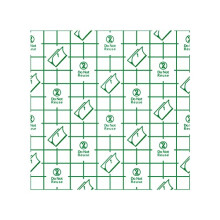 Pack of 100 Clear Dressing Adhesive Bandages, Pre-Cut Square Design, Tattoo Adhesive