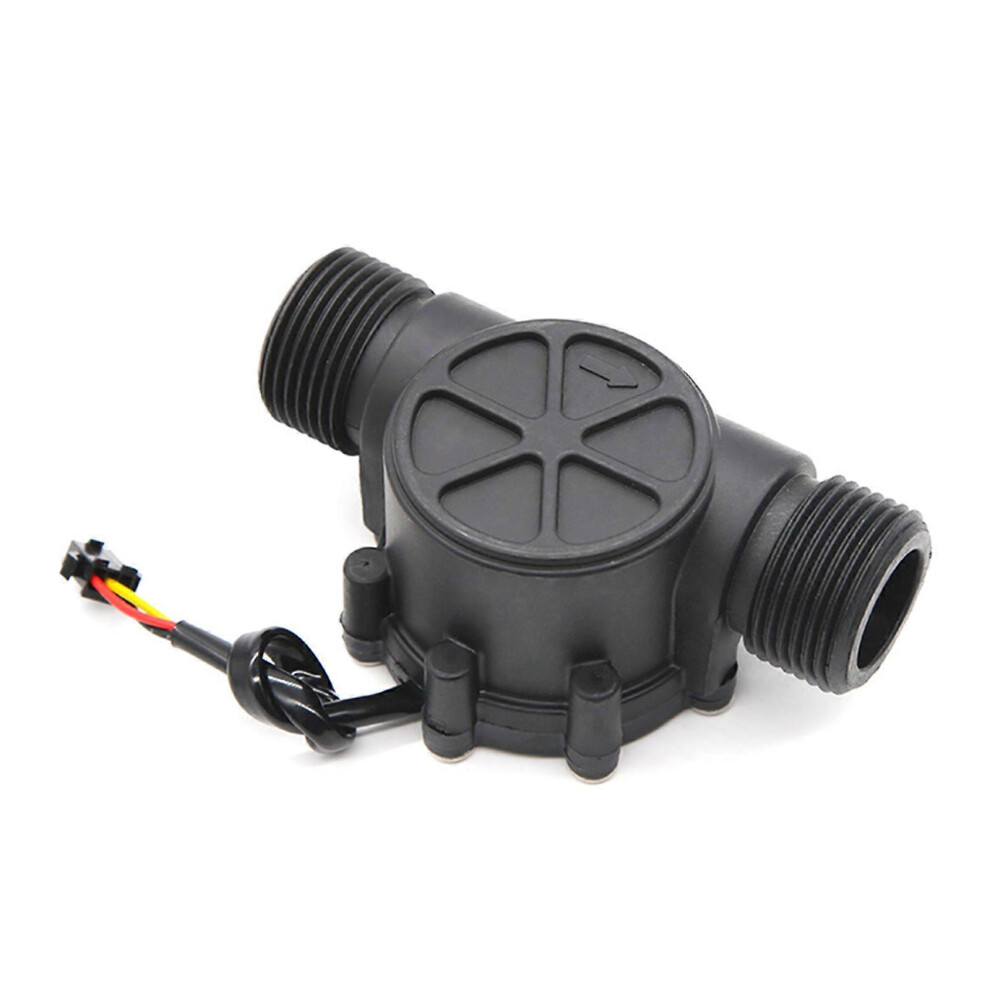 (As show, One size) Water Flow Sensor Industrial Flow Meter Water Flow Hall Effect Sensor Switch Flowmeter Counter Hall Sensor Switch Meter