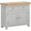 Seconique Windsor 2 Door 2 Drawer Sideboard Grey Oak with dovetail joints Fully Assembled 1