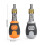 (Orange, One size) Universal Adjustable Forward & Reverse Mini Screwdriver Rod Adjustable Rapid Ratchet Wrench Quick Socket Wrench Tools  Grey 3